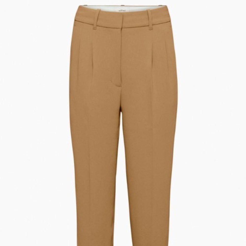 Crepette™ High-waisted carrot pants